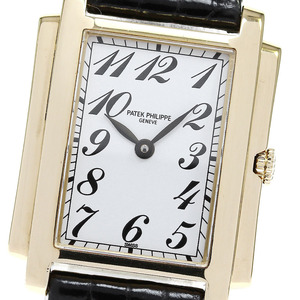 パテックフィリップ PATEK PHILIPPE 4824J-001 ゴンドーロ K18YG クォーツ レディース 保証書付き_816583