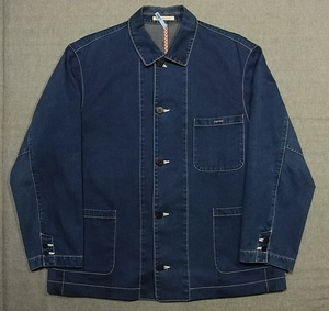 SIZE L パパス Papas デニムジャケット カバーオール