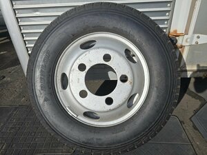 ◎A3024 ① ◎トラックタイヤ 1本 ■ 10mm山 ■TOPY スチール 16ｘ5 5穴 オフセット 115 ■ラジアル DUNLOP SP LT5 ■205/85R16