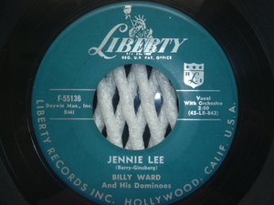 ◆R&B/Doo Wop/Oldies◆BILLY WARD And His DOMINOES / Jennie Lee (Liberty)▼全米1958年55位■Jan & Ernie (Dean) 　●良好盤●