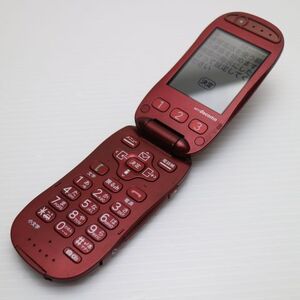 美品 F-07A レッド 即日発送 DoCoMo ガラケー FUJITSU Fー07A 本体 白ロム あすつく 土日祝発送OK