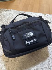 Supreme × THE NORTH FACE 18aw Waist Bag シュプリーム　ノースフェイス　コラボ　ウエストバッグ　18AW ブラック　希少品！美品！