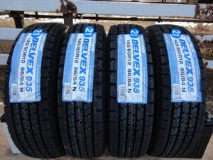 U●139 新品 TOYO DELVEX935 145/80R12 86/84N LT 4本 2021年製