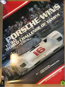 porsche CUP 1990 962 C ポスター 貴重品 911 ポルシェ