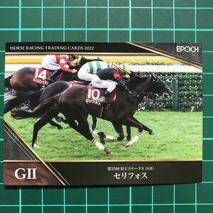 セリフォス 富士S EPOCH ホースレーシング カード 2022 下半期総集編 藤岡佑介