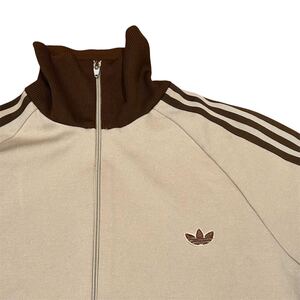 70s アディダス　トラックジャケット　茶色　在原みゆ紀　 デサント　 ヴィンテージ　ジャージ　atp adidas 