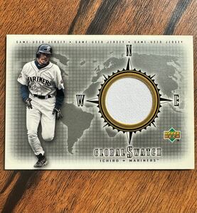 【送料込】イチロー選手のジャージルーキーカード/メモラビリア野球カード/コレクションの蔵出し/UpperDeck2001 RC Jersey