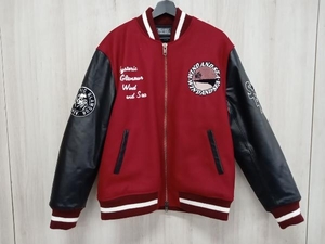 WIND AND SEA HYSTERIC GLAMOUR スタジャン XLサイズ レッド ブラック ウィンダンシー ヒステリックグラマー