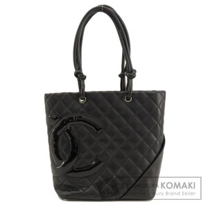 CHANEL シャネル A25166 カンボンライン スモール シルバー金具 ハンドバッグ カーフ レディース 中古