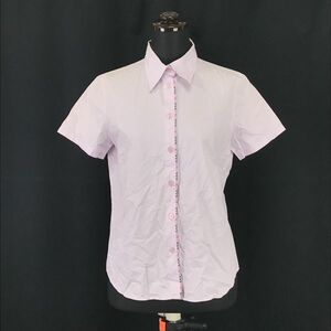 バーバリー/ブルーレーベル★半袖シャツ【38/women’s size -M/ピンク/pink】Tops/Shirts/訳特価◆BH90