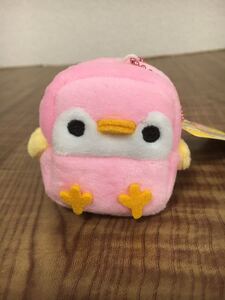 新品 しかくいコトリ ぬいぐるみコインケース　アキクサインコ 大きさ約5.5×5.5×5.5cm