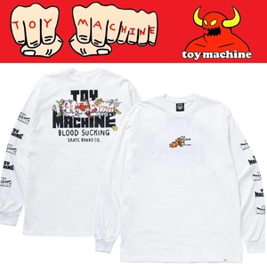 【 TOYMACHINE 】LIVING TOY - FIST LONG TEE WHITE