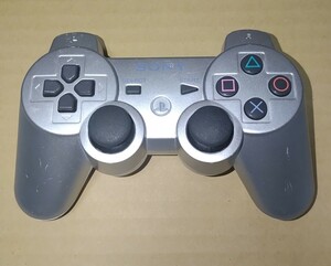 PS3コントローラー　シルバー　プレステ3　DUALSHOCK3　