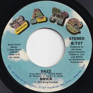 Brick Dazz / Southern Sunset Bang US B-727 207359 SOUL DISCO ソウル ディスコ レコード 7インチ 45