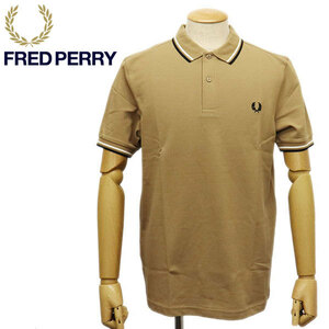 FRED PERRY (フレッドペリー) M3600 TWIN TIPPED FRED PERRY SHIRT ティップライン ポロシャツ FP518 R72WRMSTN/SNWHT/BLK S