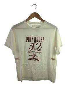 PINK HOUSE◆Tシャツ/-/コットン/WHT