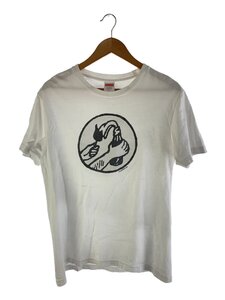 Supreme◆18SS/Molotov Tee/Tシャツ/S/コットン/WHT