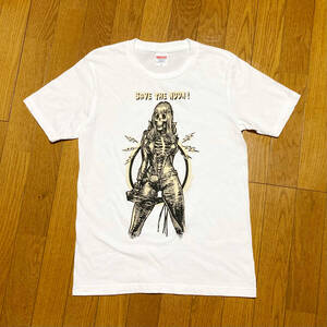 ●美品 Rockin Jelly Bean ロッキンジェリービーン SAVE THE NOON Tシャツ WHT サイズS