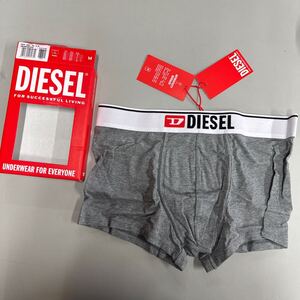 DIESEL ディーゼル ボクサーパンツ アンダーウエア メンズ Mサイズ グレー 下着 ボクサーブリーフ