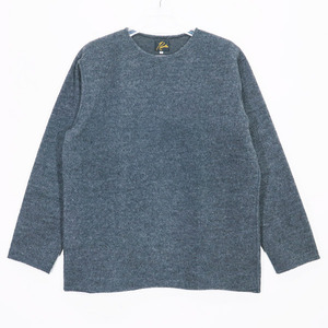 Needles ニードルズ BOAT NECK L/S TEE SHAGGY BG246 ボート ネック ロングスリーブ トップ 長袖 カットソー ロンT シャギー Novk