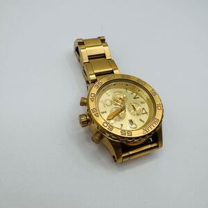 ニクソン NIXON THE42-20 CHRONO オールゴールド