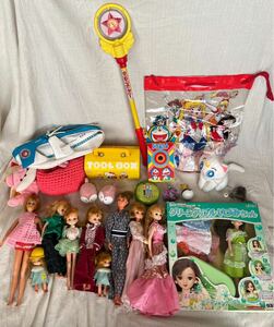  レトロ 玩具 おもちゃ セット リカちゃん 人形 着せ替え人形 ドール セーラームーン バック キティちゃん ドラえもん ポケモン ゴジラ