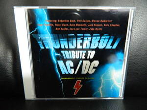 (26)　 THUNDERBOLT TRIBUTE TO AC/DC　　日本盤　 　ジャケ、日本語解説経年の汚れあり　　