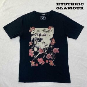 ヒステリックグラマー HYSTERIC GLAMOUR × DESTROY ALL MONSTERS コラボ 0232CT24 S Tシャツ Tシャツ S 黒 / ブラック プリント