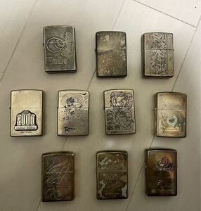 ライター　ZIPPO ジッポ　Marlboro、 Sterling 、1979年 、おまとめ10点　※着火未確認・現状お渡し 