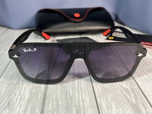 レイバン×フェラーリ　Ray-Ban×Ferrari　未使用　サングラス　ブラック　パープル