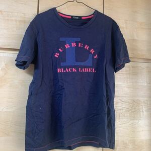 BURBERRY BLACK LABEL バーバリーブラックレーベル　Tシャツ　バーバリーブルーレーベル　BURBERRY BLUE LABEL　シャツ　サイズ 3 紺　②