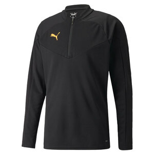 ★PUMA/プーマ★新品　M　INDIVIDUALFINAL 1/4 ジップトップ　トレーニング トップス　プーマブラック