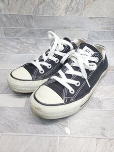 ◇ Θ CONVERSE ALL STAR OX　M9166 ローカット スニーカー　シューズ サイズ23.0ｃｍ ブラック レディース P