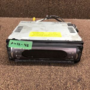 AV12-42 激安 カーステレオ SONY MEX-R1 3564895 DVDプレーヤー MULTI DISK PLAYER 通電未確認 ジャンク