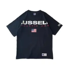 RUSSELL ATHLETIC　デザインTシャツ　ビッグロゴ　ワンポイント