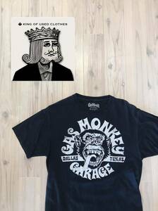 Gas Monkey garage ガスモンキーガレージ 半袖Tシャツ Mサイズ ファスト&ラウド リチャード アーロン アメ車 旧車 フォード ユーズド 古着