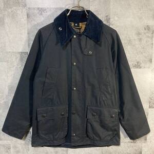 英国製 Barbour バブアー オイルドジャケット BEDALE ネイビー 36