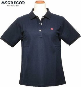 【ネイビー L】 マクレガー 半袖ポロシャツ レディース 311623201 日本製 半袖シャツ