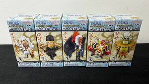 ワンピース ワールドコレクタブルフィギュア 鬼ヶ島編11 全5種 ニカルフィ　ゾロ　キングアルベル　フランキー　ササキ