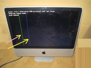 Apple アップル iMac A1224　（Ｗ87330Ｋ4Ｘ87）　　（Ｃ）
