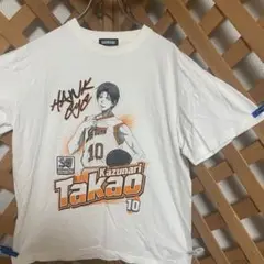 Kazunari Takao 10 黒子のバスケ　アニメ　tシャツ ホワイト