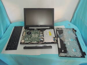 NEC VersaPro タイプVF 品名:VX25F-3 型番:PC-VKT25FBGS3R3 CPU:i5-7200U メモリ:8GB SSD:なし DVD:スーパーマルチドライブ ジャンク出品