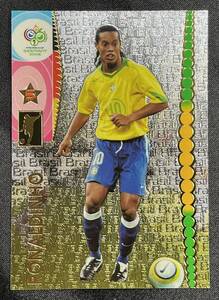 サッカーカード トレーディングカード PANINI FIFA WORLD CUP GERMANY 2006 ロナウジーニョ / レアカード パラレル / 美品