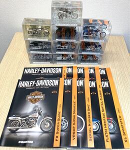 1円〜！HARLEY-DAVIDSON PREMIUM COLLECTION ハーレー ダビッドソン プレミアム コレクション バイク フィギュア ミニカー カタログ付き