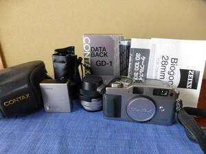 CONTAX G1 ＆LENS 付属品