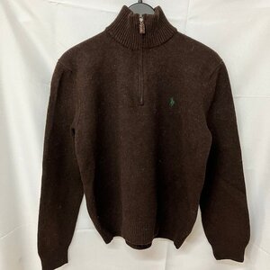 S20 polo Ralph lauren XL アメリカ古着　ハーフジップ　ニットセーター　ダークレッド　ポロラルフローレン　メンズ