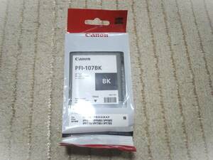 送料185円 未使用品 キヤノン PFI-107BK ブラック