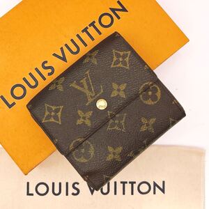 ★美品★【A1234】LOUIS VUITTON ルイヴィトン モノグラム ポルトフォイユ・エリーズ 二つ折り財布 Wホック両面開き財布　M61654/TH0032