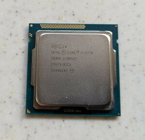 CPU　intel　Core　i7-3770 SR0PK3.4