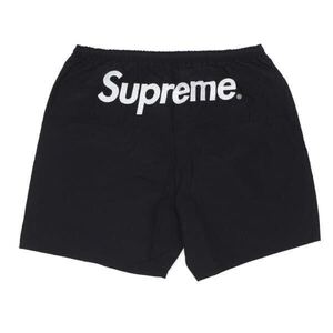 【黒M Split Logo Water Short】 supreme シュプリーム ショーツ 海パン 水着 small box logo mesh panel old english nylon beach towel